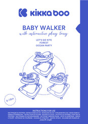 KIKKA BOO OCEAN PARTY Instructions For Use Manual