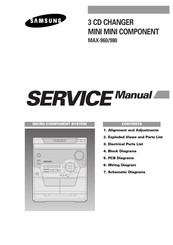 Samsung MAX-980 Service Manual