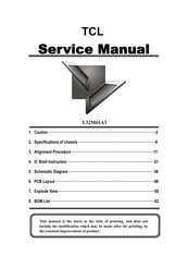 TCL L32M61A3 Service Manual