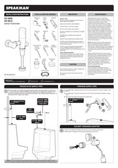 Speakman SV-3005 Installation Instructions Manual