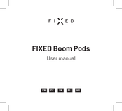 FIXED BOOM PODS User Manual