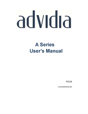 Advidia A Series User Manual