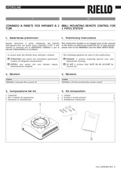Riello HYDROLINE 20081464 Manual