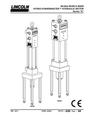 Lincoln HYDRO-POWERMASTER 86400 Manual