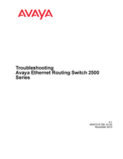 Avaya ERS 2500 Troubleshooting Manual