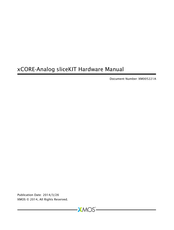 XMOS xCORE-Analog sliceKIT Hardware Manual
