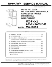 Sharp MX-FNX2 Service Manual