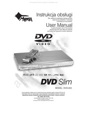 Manta DVD Slim DVD-003 User Manual