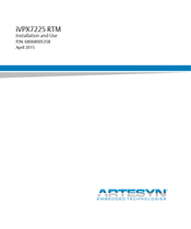 Artesyn iVPX7225 RTM Installation And Use Manual