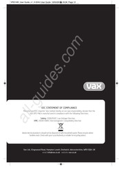 Vax VRS14W Instruction Manual