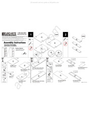 Euro-Rite Cabinets Pantry Cabinet Assembly Instructions