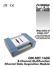 Omega OM-NET-1608 User Manual