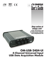 Omega OM-USB-2404-UI User Manual