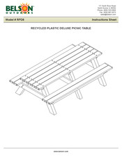 Belson Outdoors RPD8 Instruction Sheet
