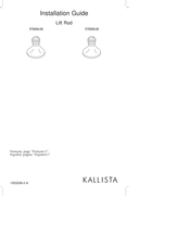 Kallista Kalligraphos P70005-00 Installation Manual