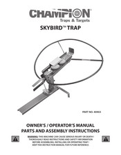Champion SKYBIRD TRAP Owner's/Operator's Manual