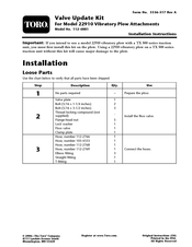 Toro 112-4881 Installation Instructions