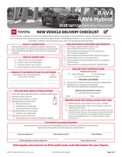 Toyota 2022 RAV4 Quick Start Manual