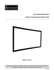 Severtson Deluxe Curved CF235 Series Instruction Manual