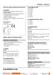 SENTRONIC M-SYSTEM Mini-M Series Quick Start Manual