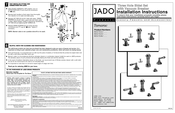 Jado Tamarac 815/511 Series Installation Instructions