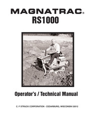MAGNATRAC RS1000 Operator / Technical  Manual