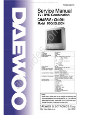 Daewoo DDQ-20L6SCN Service Manual