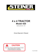 Textron Steiner 420 Owner's/Operator's Manual