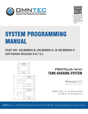 Omntec Proteus OEL8000III-K System Programming Manual