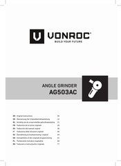 VONROC AG503AC Original Instructions Manual