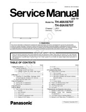 Panasonic TH-55AX670T Service Manual
