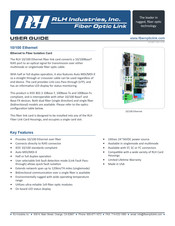 RLH Industries RLH 100 User Manual