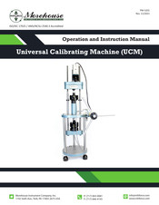 Morehouse UCM Operation And Instruction Manual
