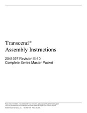Kimball Office Transcend Master Packet Complete Series Assembly Instructions Manual