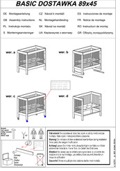Pinio BASIC DOSTAWKA Assembly Instructions Manual