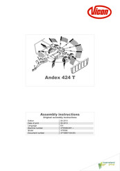Vicon Andex 424 T Assembly Instructions Manual