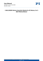 PI C-863.20C885 User Manual