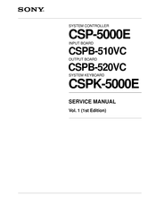 Sony CSP-5000E Service Manual