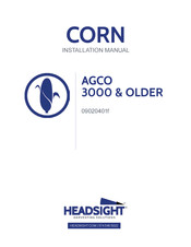 Headsight Corn AGCO 3000 Installation Manual