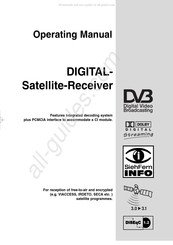 Dolby Laboratories Digital-Satellite-Receiver Operating Manual