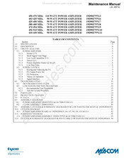 Tyco Electronics M/A-Com 19D902797G9 Maintenance Manual