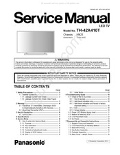 Panasonic TH-42a410t Service Manual