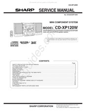 Sharp CD-XP120W Service Manual