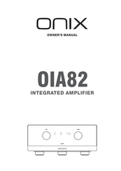 Onix OIA82 Owner's Manual