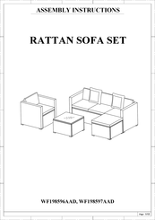 RATTAN WF198597AAD Assembly Instructions Manual
