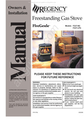 Regency Fireplace Products FireGenie FG37-NG Manual