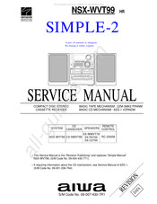 Aiwa SIMPLE-2 NSX-WVT99 HR Service Manual