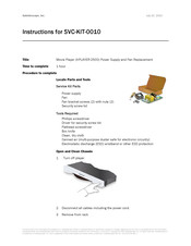 Kaleidescape SVC-KIT-0010 Instructions Manual