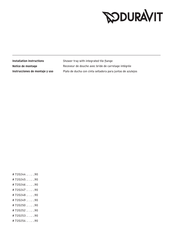 Duravit 720244 90 Series Installation Instructions Manual