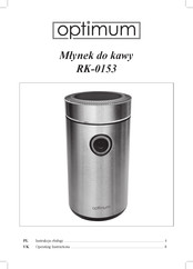 Optimum RK-0153 Operating Instructions Manual